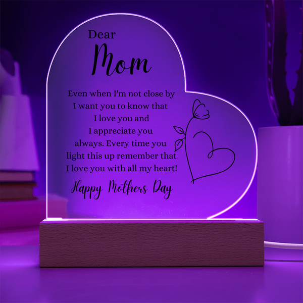 Mother's Day Gift- I Love You With All My Heart
