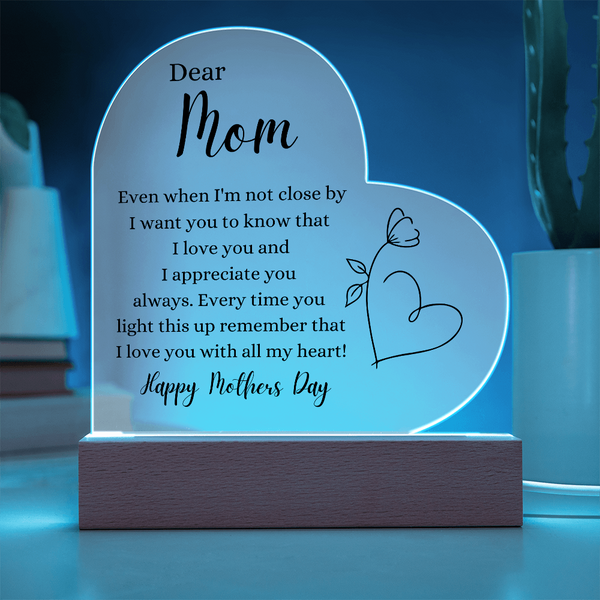 Mother's Day Gift- I Love You With All My Heart