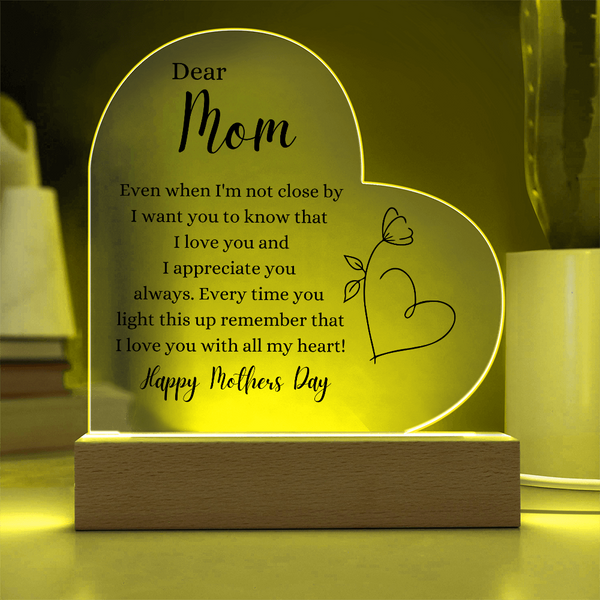 Mother's Day Gift- I Love You With All My Heart