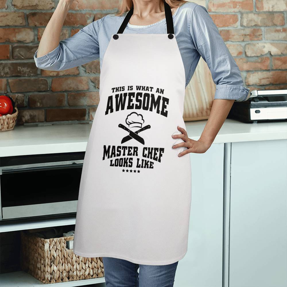 Premuim Apron- This Is What An Awesome Master Chef Looks Like