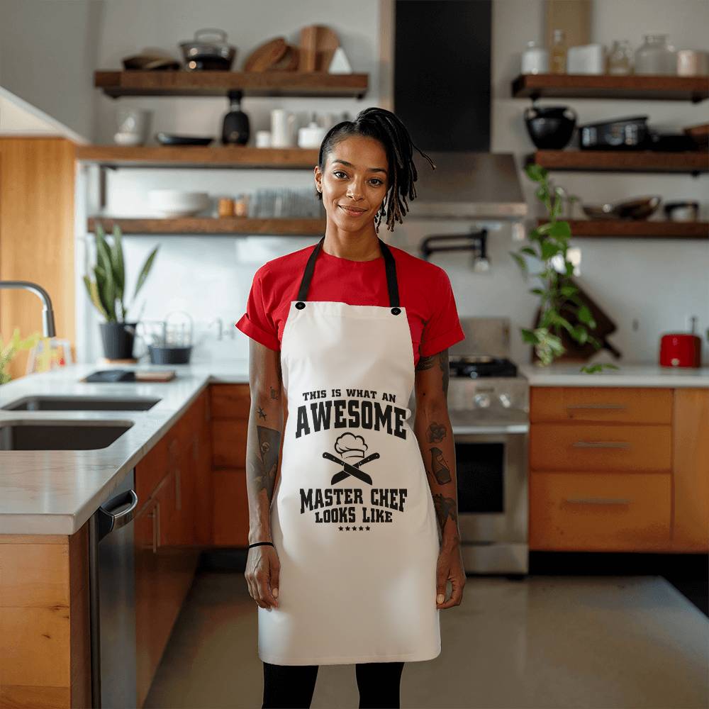 Premuim Apron- This Is What An Awesome Master Chef Looks Like