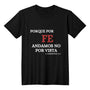 Porque Por Fe Andamos | Bella + Canvas 3001 TShirt (We Walk By Faith)
