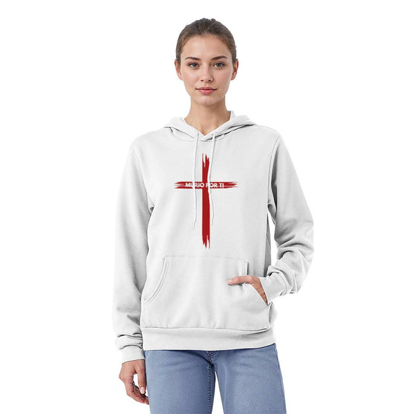 Murio Por Ti | Canvas 3719 | Pullover Fleece Hoodie (He Did For You)