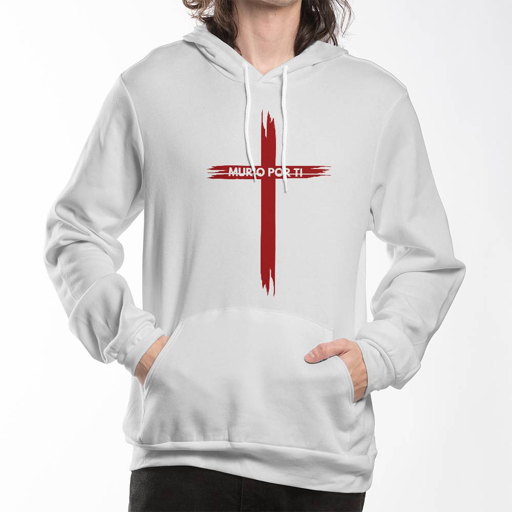 Murio Por Ti | Canvas 3719 | Pullover Fleece Hoodie (He Did For You)