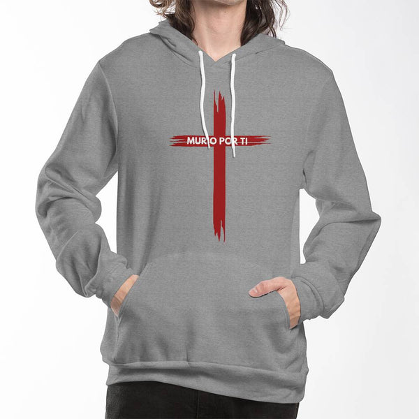 Murio Por Ti | Canvas 3719 | Pullover Fleece Hoodie (He Did For You)