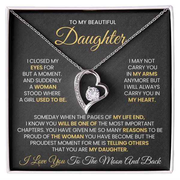 To My Beautiful Daughter | I Love You To The Moon and Back