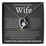 To My Beautiful Wife  | Forever Love Necklace