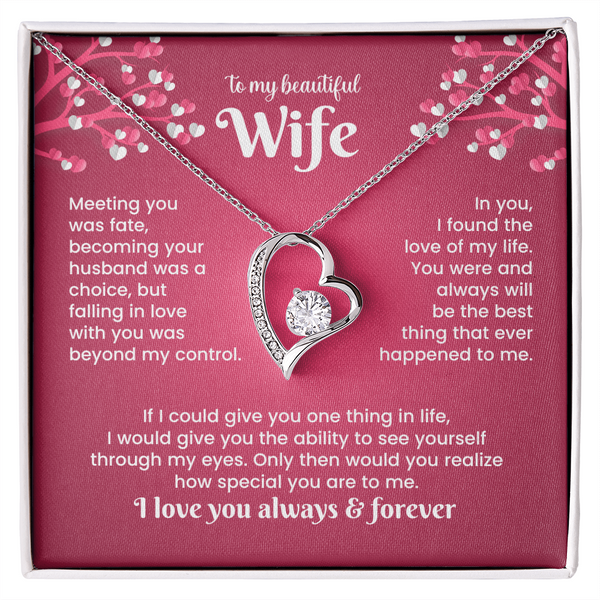 To My Wife - The Forever Love Necklace