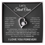 Let's Start Over | Forgive Me | Forever Love Necklace-BC