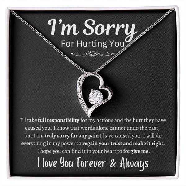 [ALMOST SOLD OUT] I'm Sorry For Hurting you | Forever Love Knot Necklace