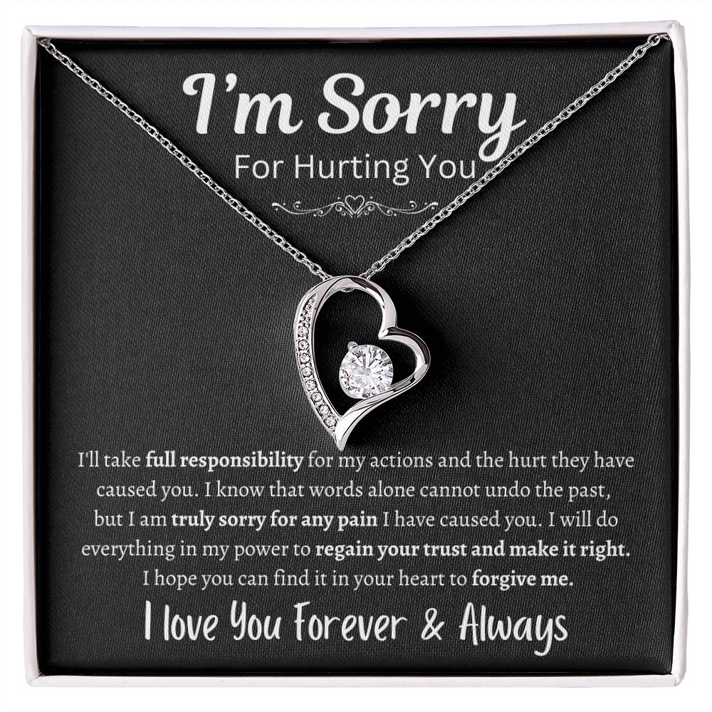 [ALMOST SOLD OUT] I'm Sorry For Hurting you | Forever Love Knot Necklace