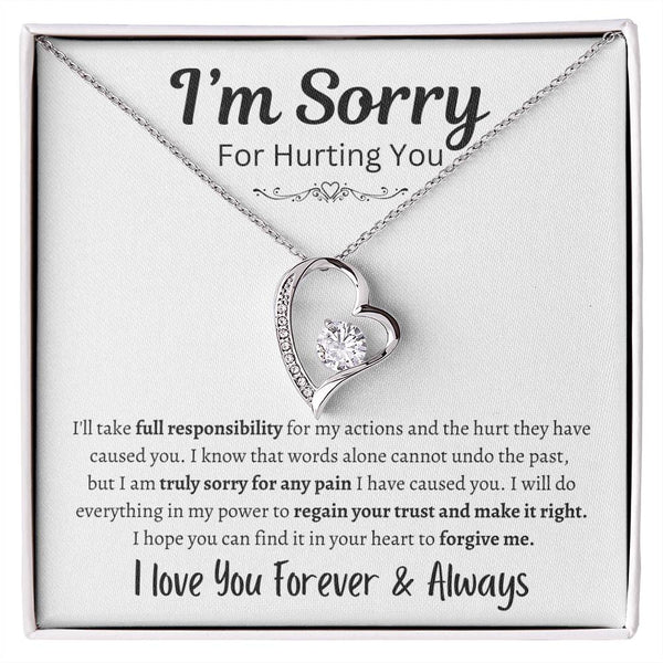 [ALMOST SOLD OUT] I'm Sorry For Hurting you | Forever Love Knot Necklace