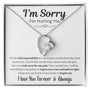 [ALMOST SOLD OUT] I'm Sorry For Hurting you | Forever Love Knot Necklace