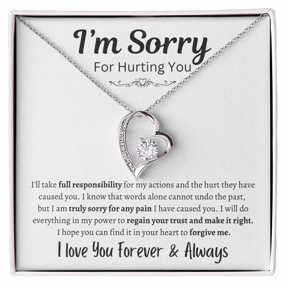 [ALMOST SOLD OUT] I'm Sorry For Hurting you | Forever Love Knot Necklace
