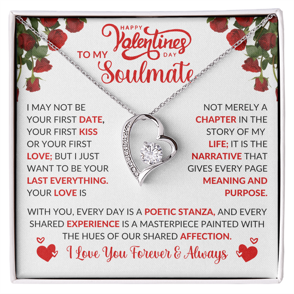 To My Soulmate | Love You Forever and Always | Forever Love Necklace