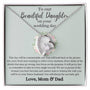To My Daughter On Your Wedding Day | Forever Love Necklace