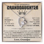 To My Wonderful Grandaughter |