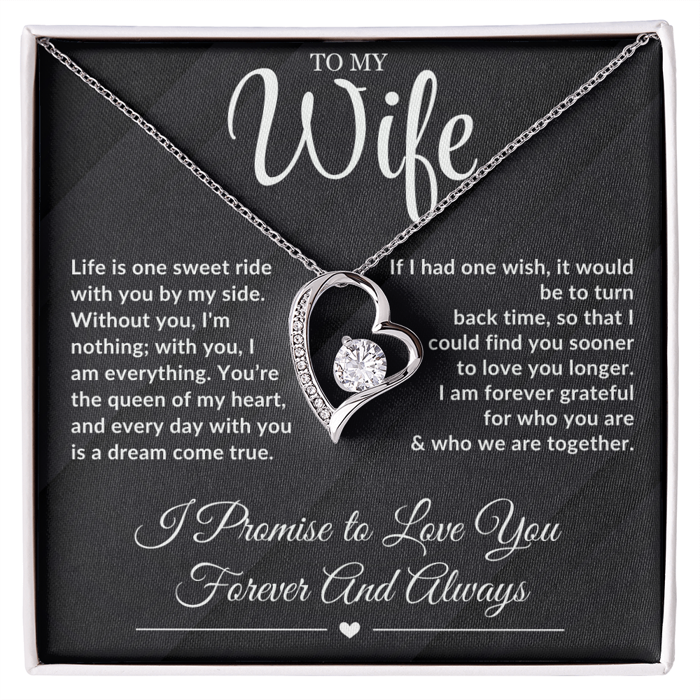 To My Wife: "The Heart of Our Family" Forever Love Masterpiece