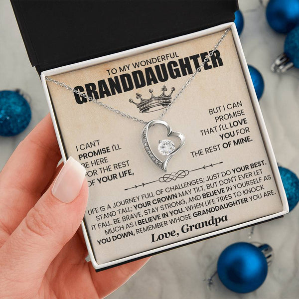 To My Wonderful Grandaughter |