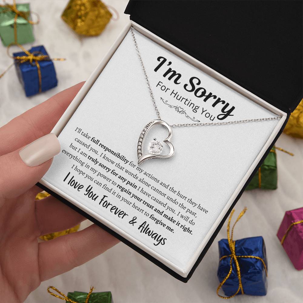 [ALMOST SOLD OUT] I'm Sorry For Hurting you | Forever Love Knot Necklace