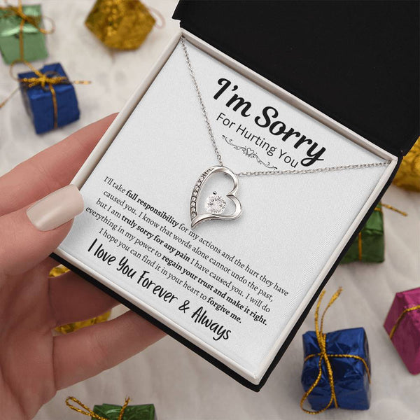 [ALMOST SOLD OUT] I'm Sorry For Hurting you | Forever Love Knot Necklace