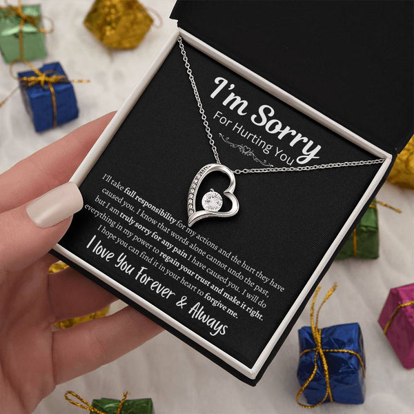 [ALMOST SOLD OUT] I'm Sorry For Hurting you | Forever Love Knot Necklace