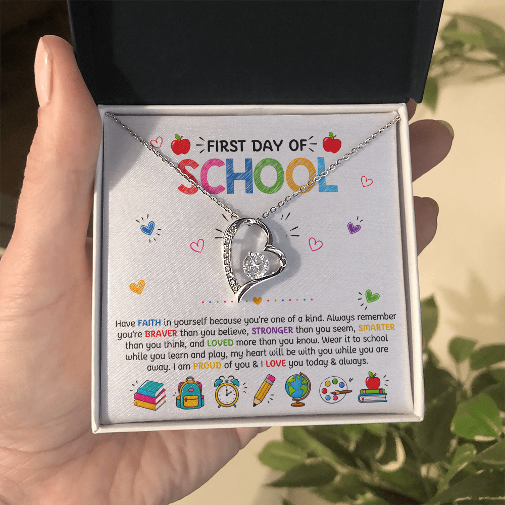 Have Faith Back To School Forever Love Necklace