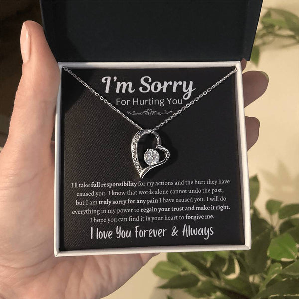 [ALMOST SOLD OUT] I'm Sorry For Hurting you | Forever Love Knot Necklace