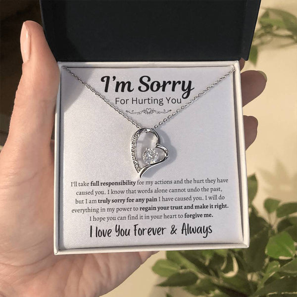 [ALMOST SOLD OUT] I'm Sorry For Hurting you | Forever Love Knot Necklace