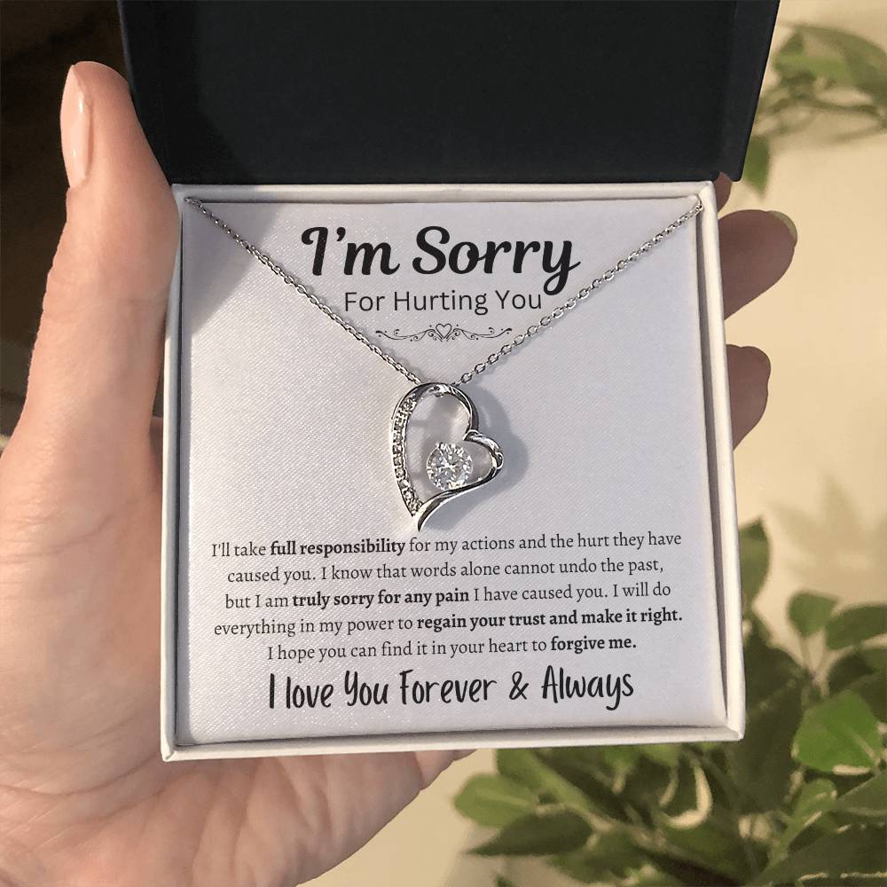 [ALMOST SOLD OUT] I'm Sorry For Hurting you | Forever Love Knot Necklace
