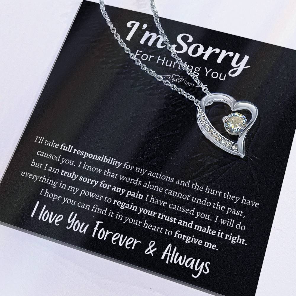 [ALMOST SOLD OUT] I'm Sorry For Hurting you | Forever Love Knot Necklace