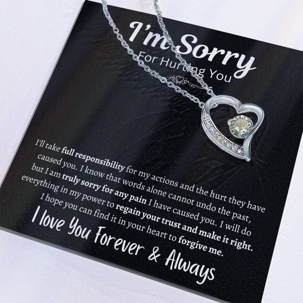 [ALMOST SOLD OUT] I'm Sorry For Hurting you | Forever Love Knot Necklace