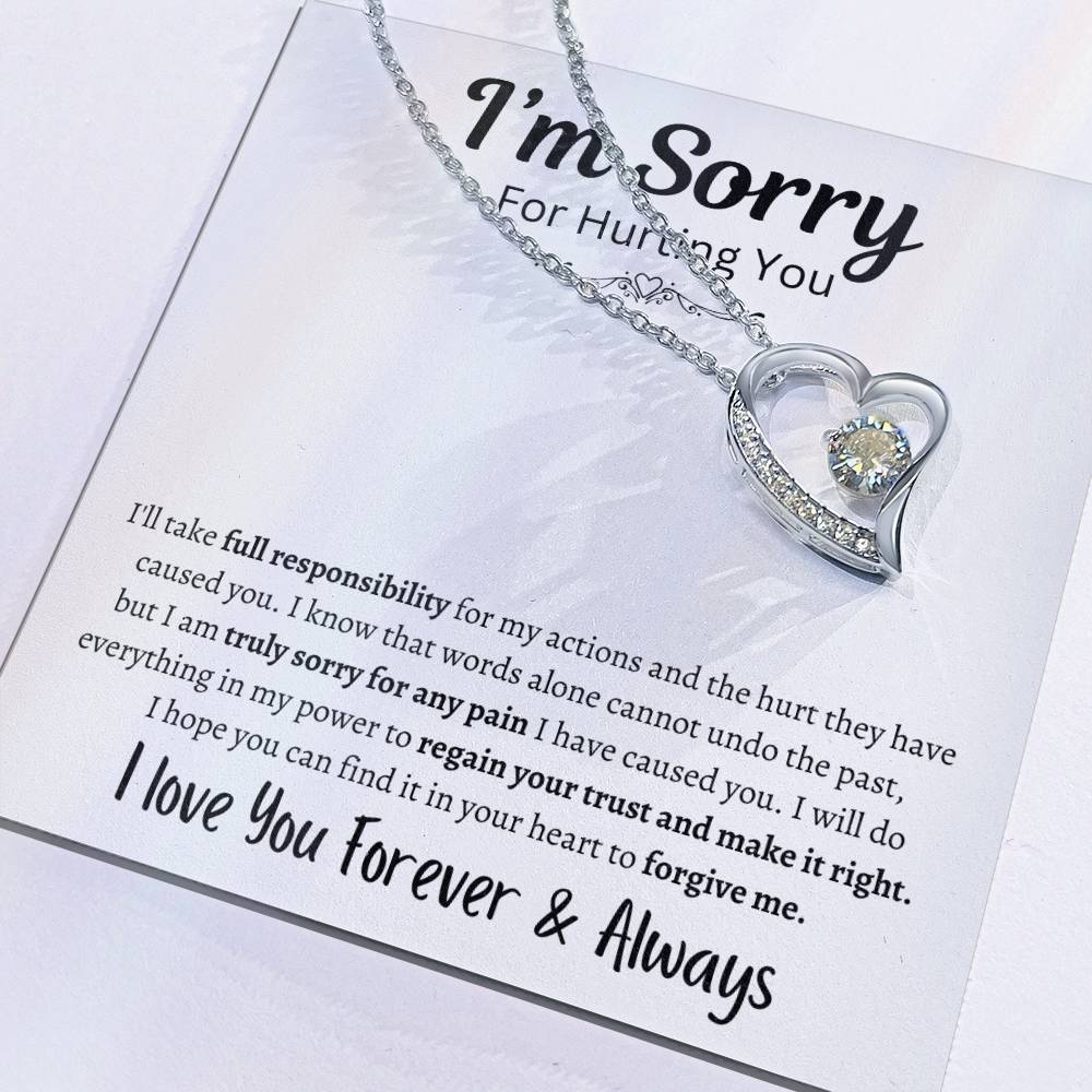 [ALMOST SOLD OUT] I'm Sorry For Hurting you | Forever Love Knot Necklace