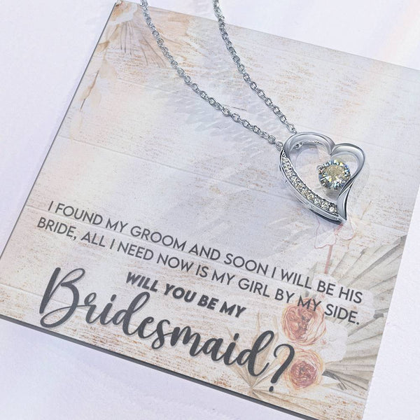 Will You Be My Bridesmaid | Forever Love Knot Necklace