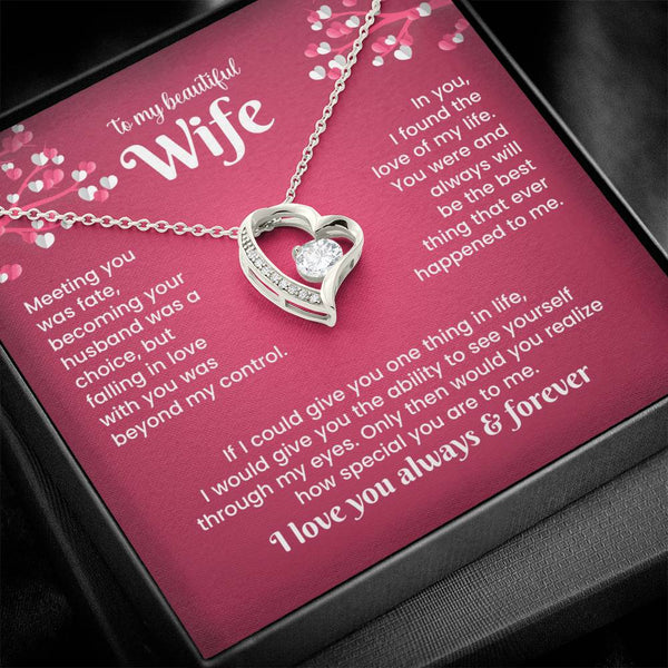 To My Wife - The Forever Love Necklace