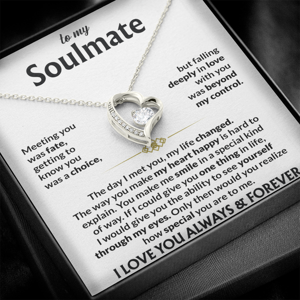 To My Soulmate | The Forever Love Signature Necklace