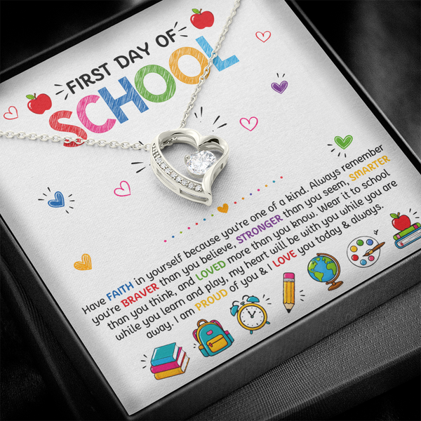 Have Faith Back To School Forever Love Necklace