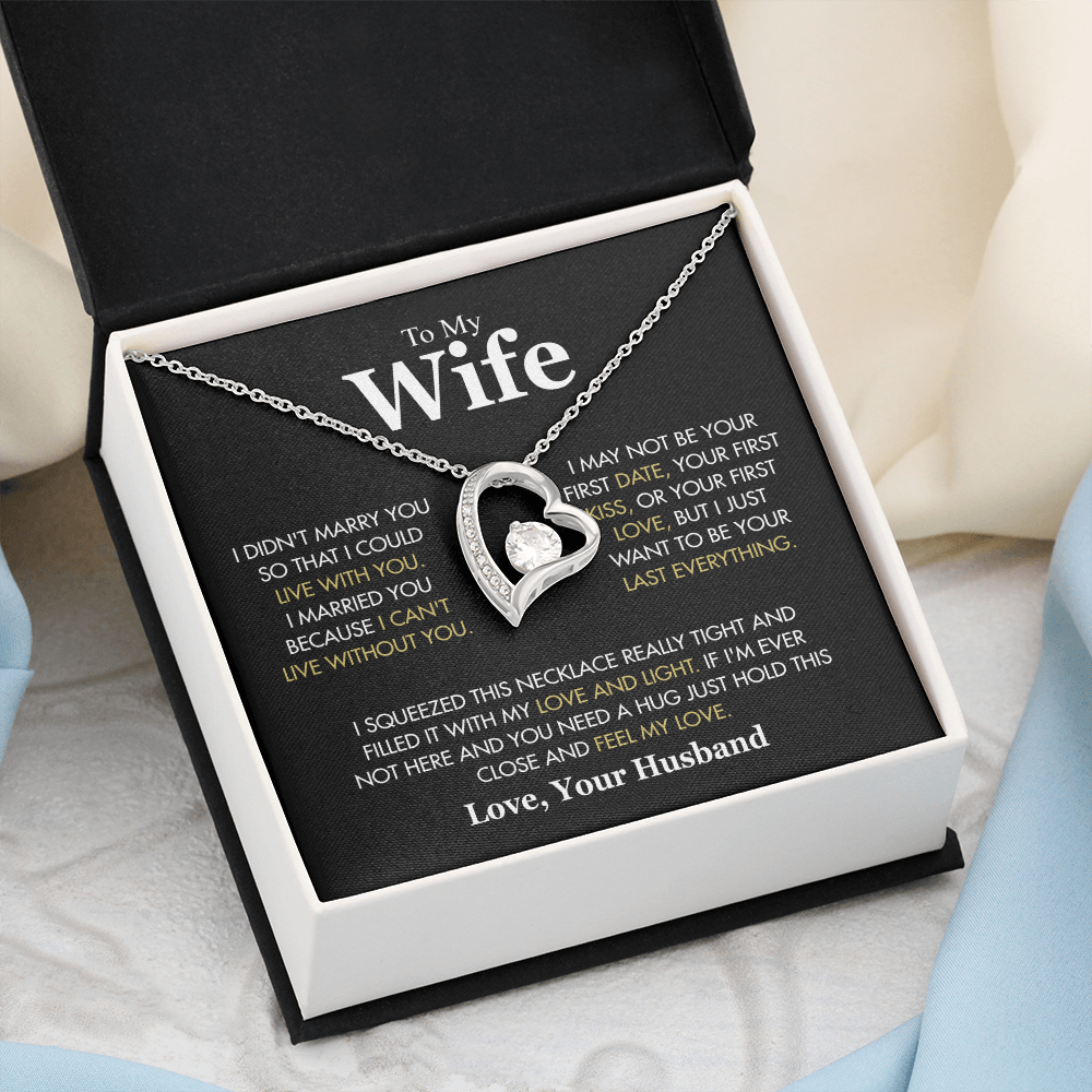 To My Wife: The Eternal Devotion" | Signature Forever Love Necklace