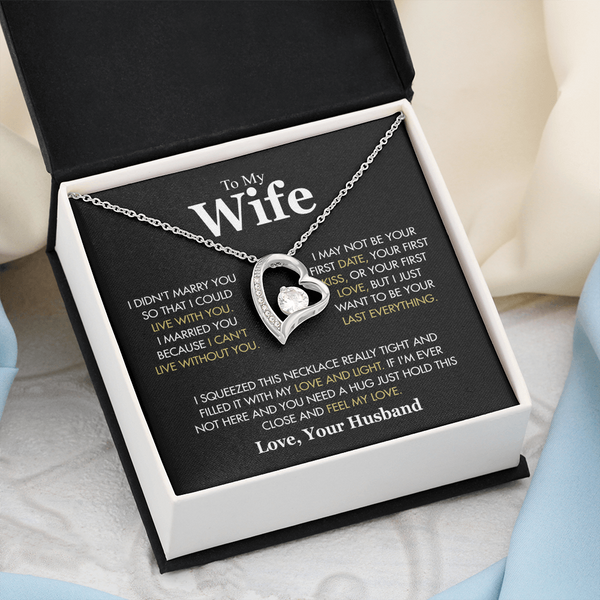 To My Wife: The Eternal Devotion" | Signature Forever Love Necklace