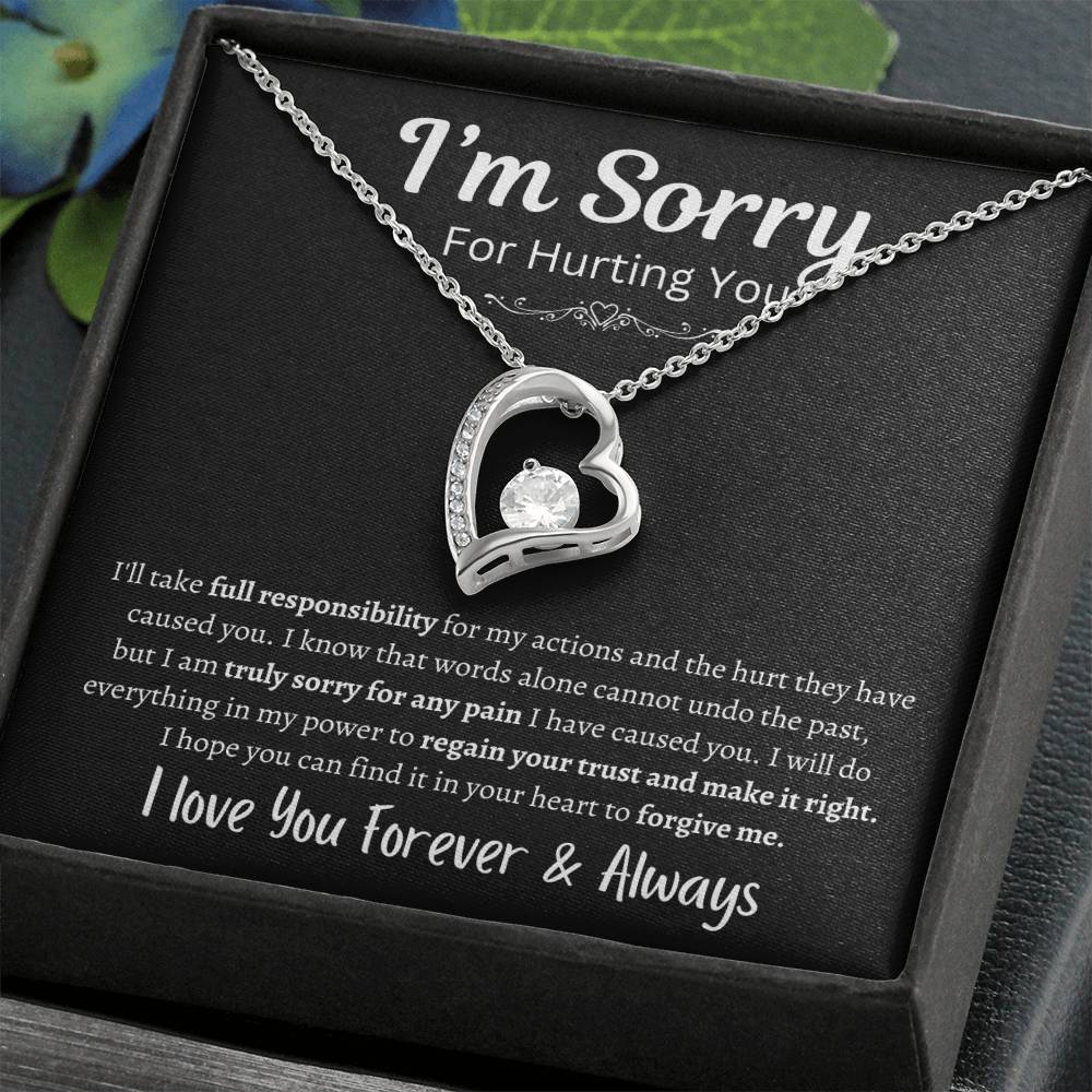 [ALMOST SOLD OUT] I'm Sorry For Hurting you | Forever Love Knot Necklace