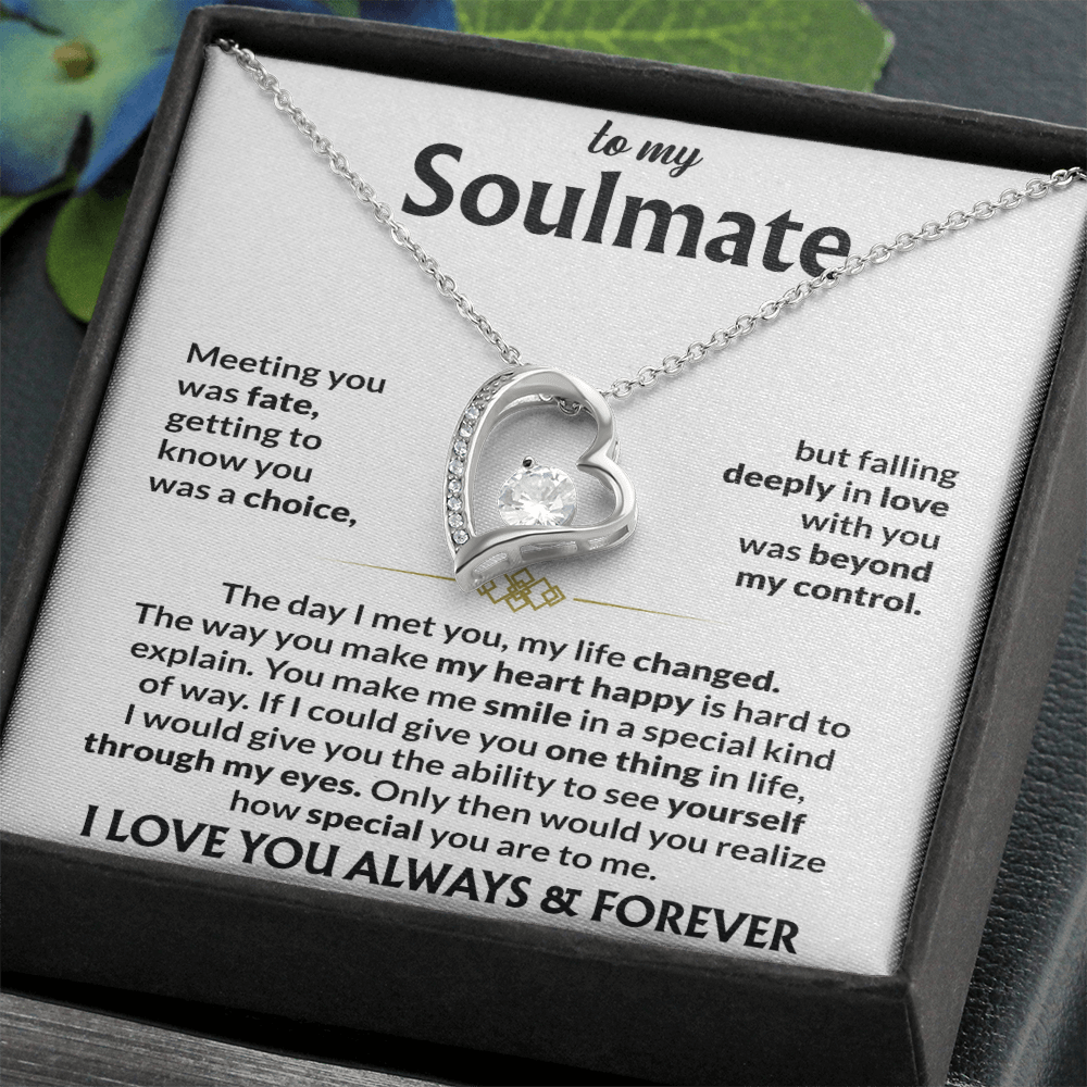 To My Soulmate | The Forever Love Signature Necklace