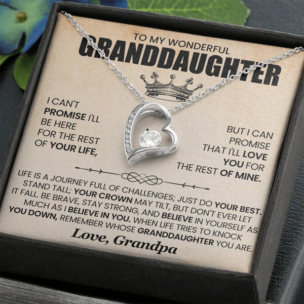 The Cherished Heart Necklace | Granddaughter Edition