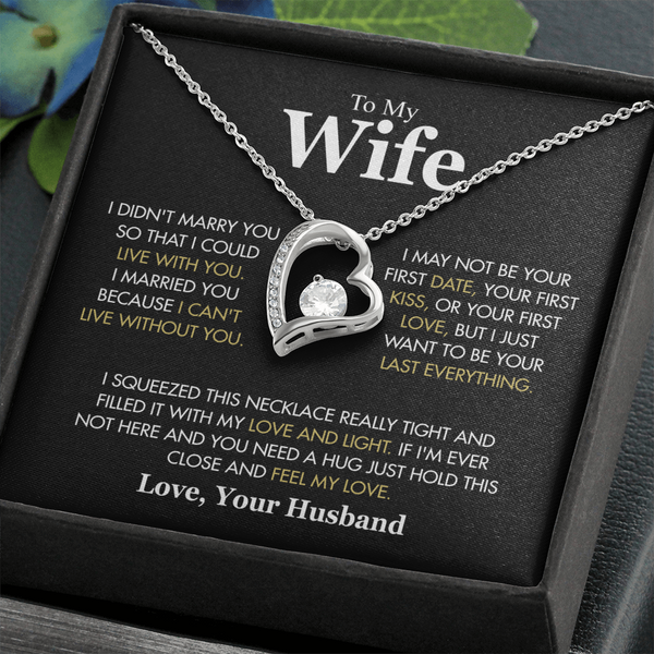 To My Wife: The Eternal Devotion" | Signature Forever Love Necklace