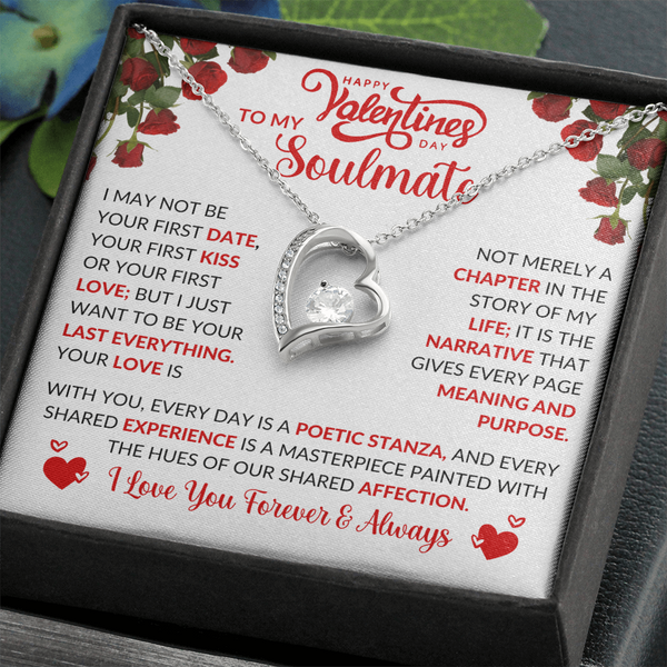 To My Soulmate | Love You Forever and Always | Forever Love Necklace