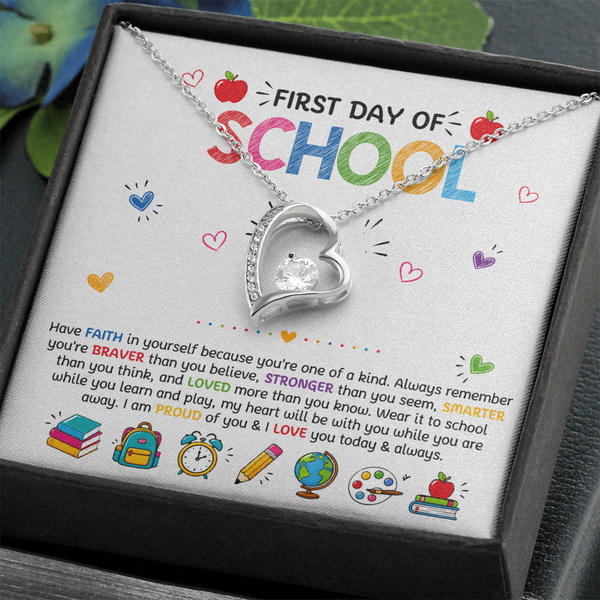 Have Faith Back To School Forever Love Necklace