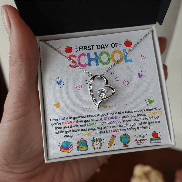 Have Faith Back To School Forever Love Necklace
