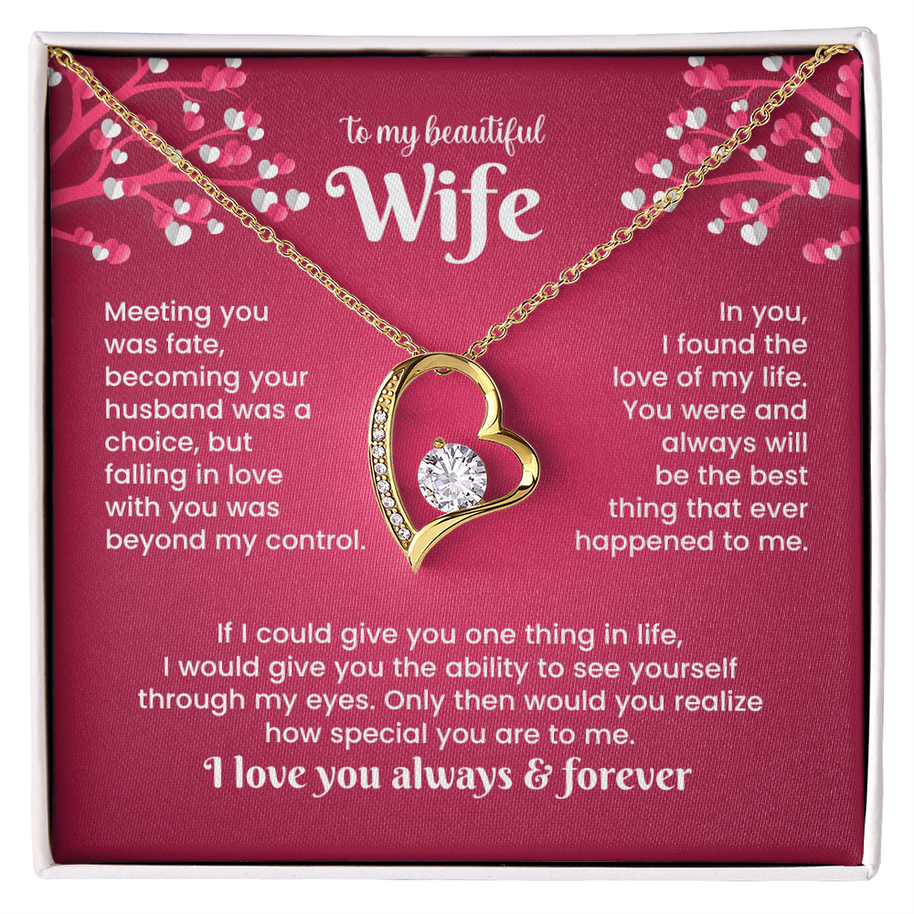 To My Wife - The Forever Love Necklace