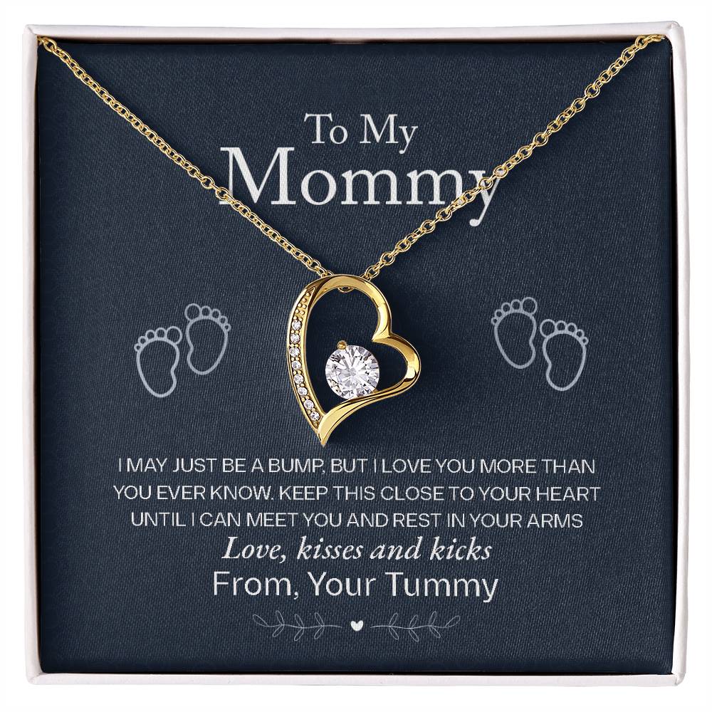 To My Mommy | From You Tummy | Forever Love Necklace