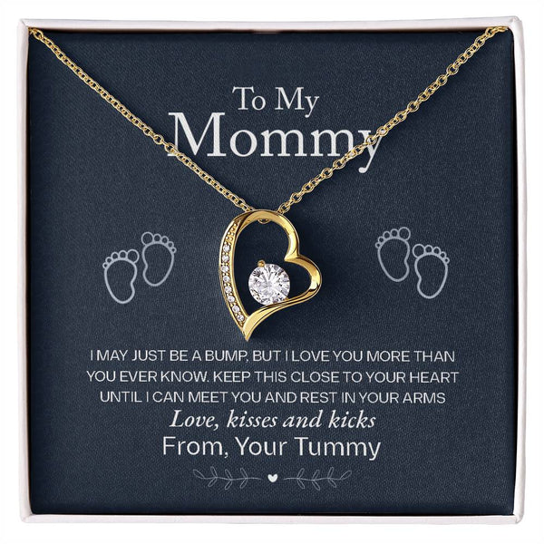 To My Mommy | From You Tummy | Forever Love Necklace