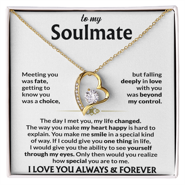 To My Soulmate | The Forever Love Signature Necklace